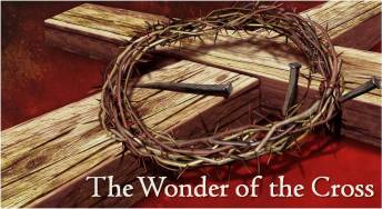 The wonder of the cross graphic